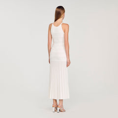 Milana Beaded Dress Ecru